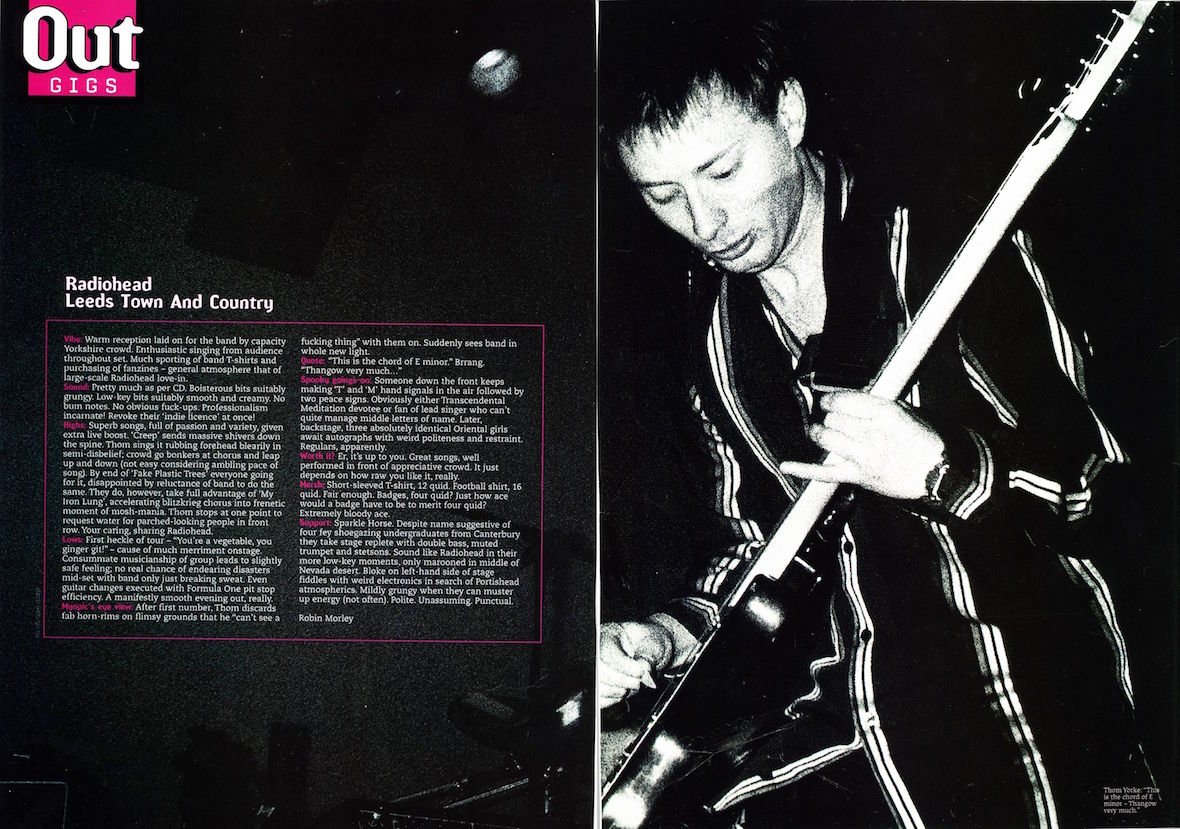 24. Leeds, Town & Country Club, 1 November 1995