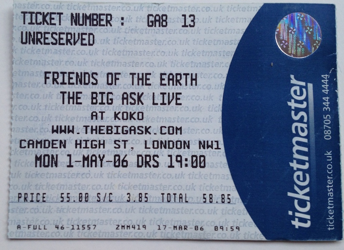 77. London, Koko, The Big Ask, 1 May 2006